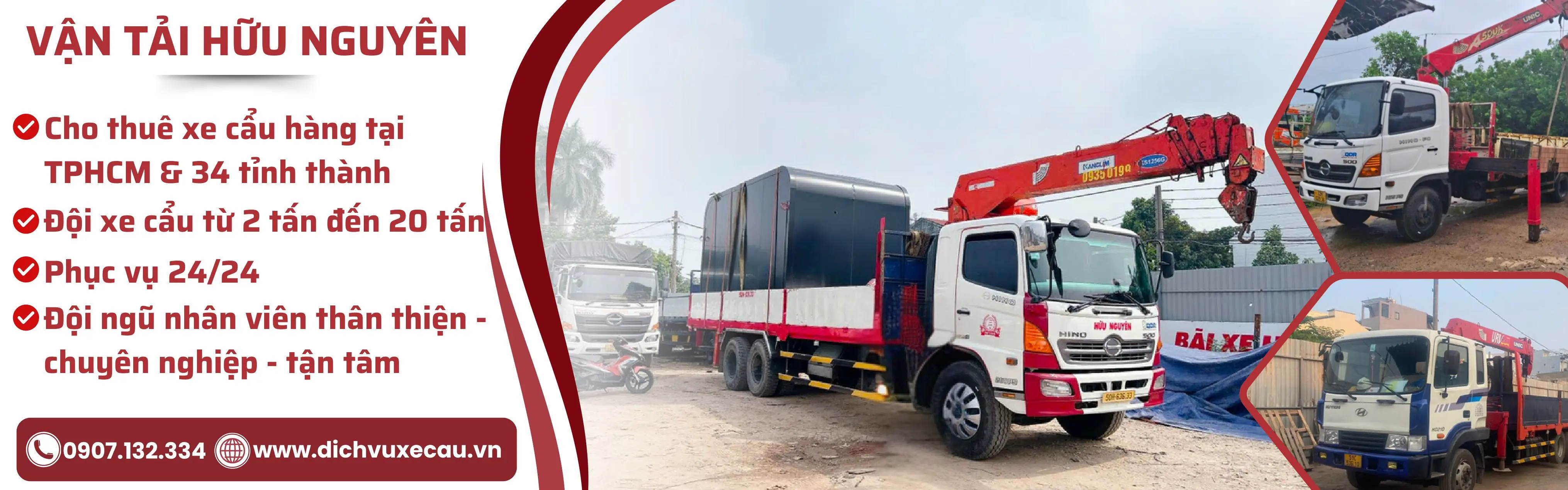 CHO THUÊ XE CẨU HCM